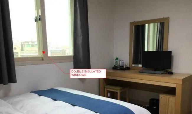 Pyeongtaek hotel with double windows
