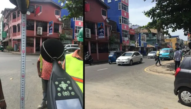 Colombo - Measured at intersection of Malay St and New Ferry Lane