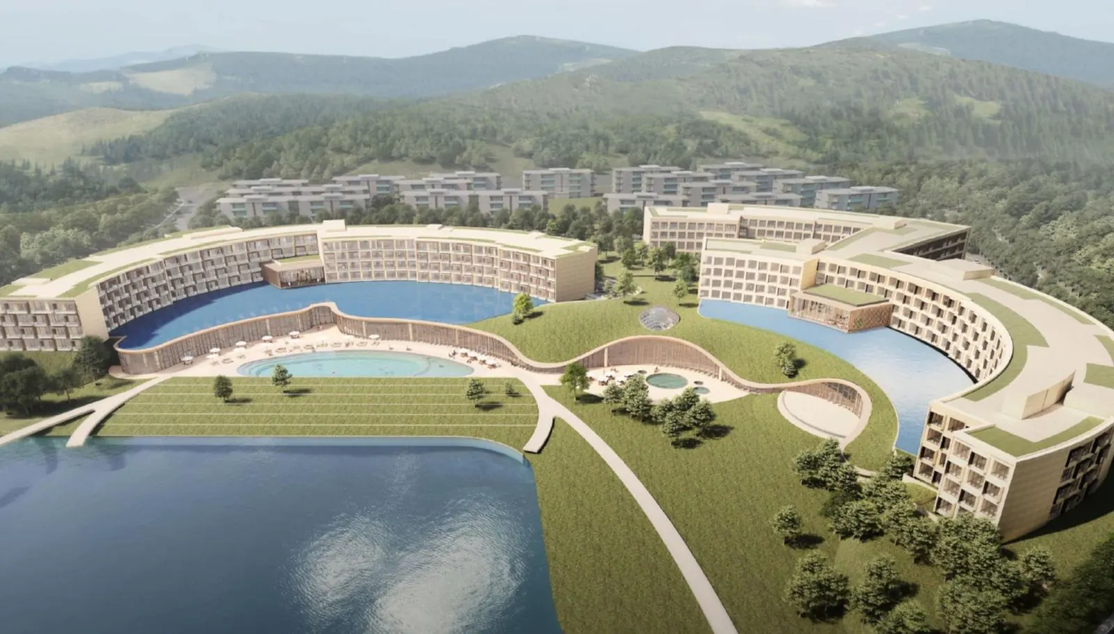 Club Med & Fraser Apartments, Nanjing, China, view 1