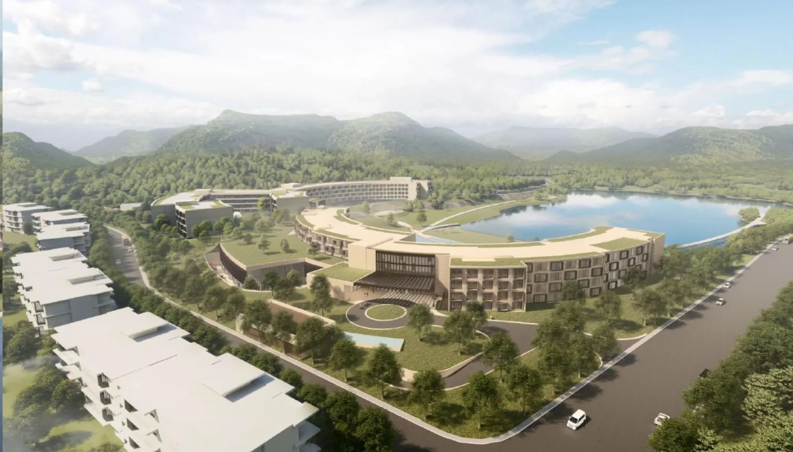 Club Med & Fraser Apartments, Nanjing, China, view 2